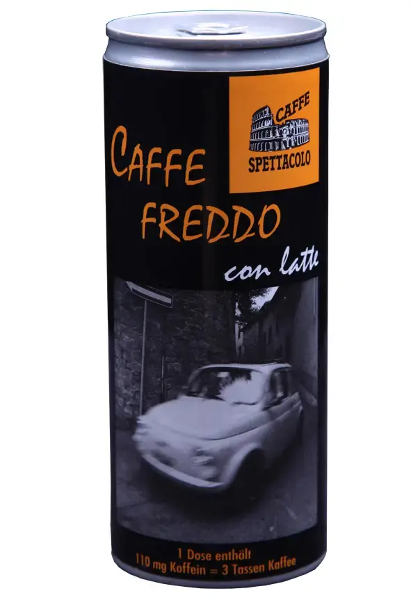 Werbegetränk für Caffè Spettacolo
