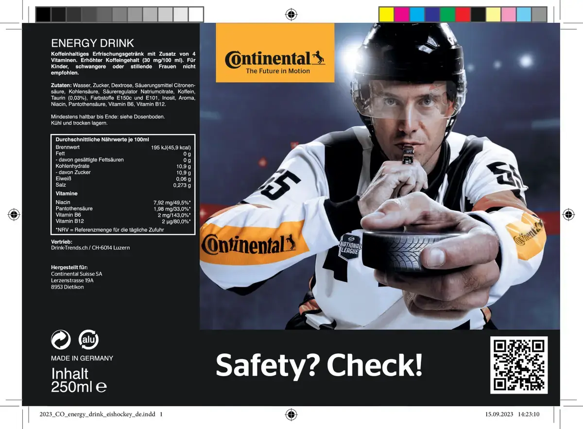 Continental Suisse – Energy Drink